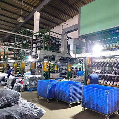 Bull Safety gloves factory coating production lines