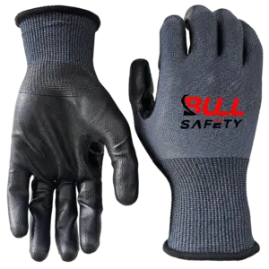 18g A4 PU palm coated graphene gloves bullsafety