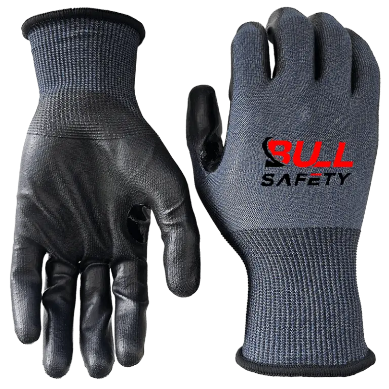 18g A4 PU palm coated graphene gloves bullsafety