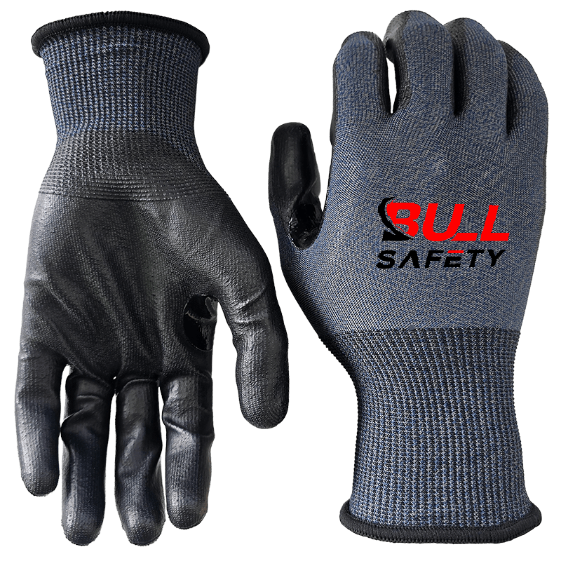 18g A4 PU palm coated graphene gloves bullsafety