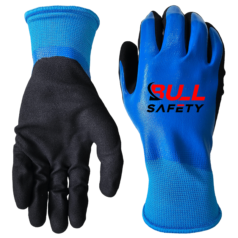 bullsafety sandy nitrile full coated gloves-min